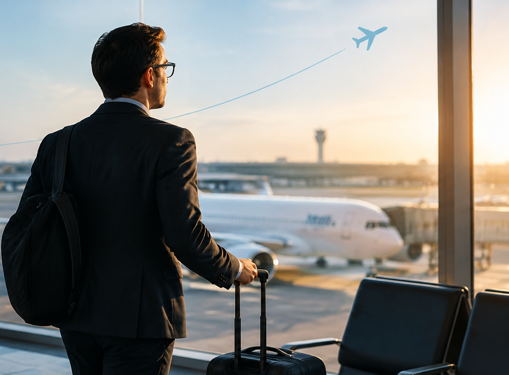 Composicao visual inspiracional de viagem